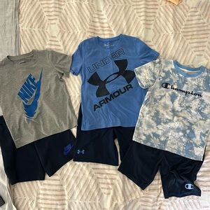Nike, Under Armour and Champion outfits